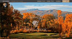 Desktop Screenshot of frostcreek.com