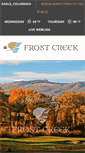 Mobile Screenshot of frostcreek.com